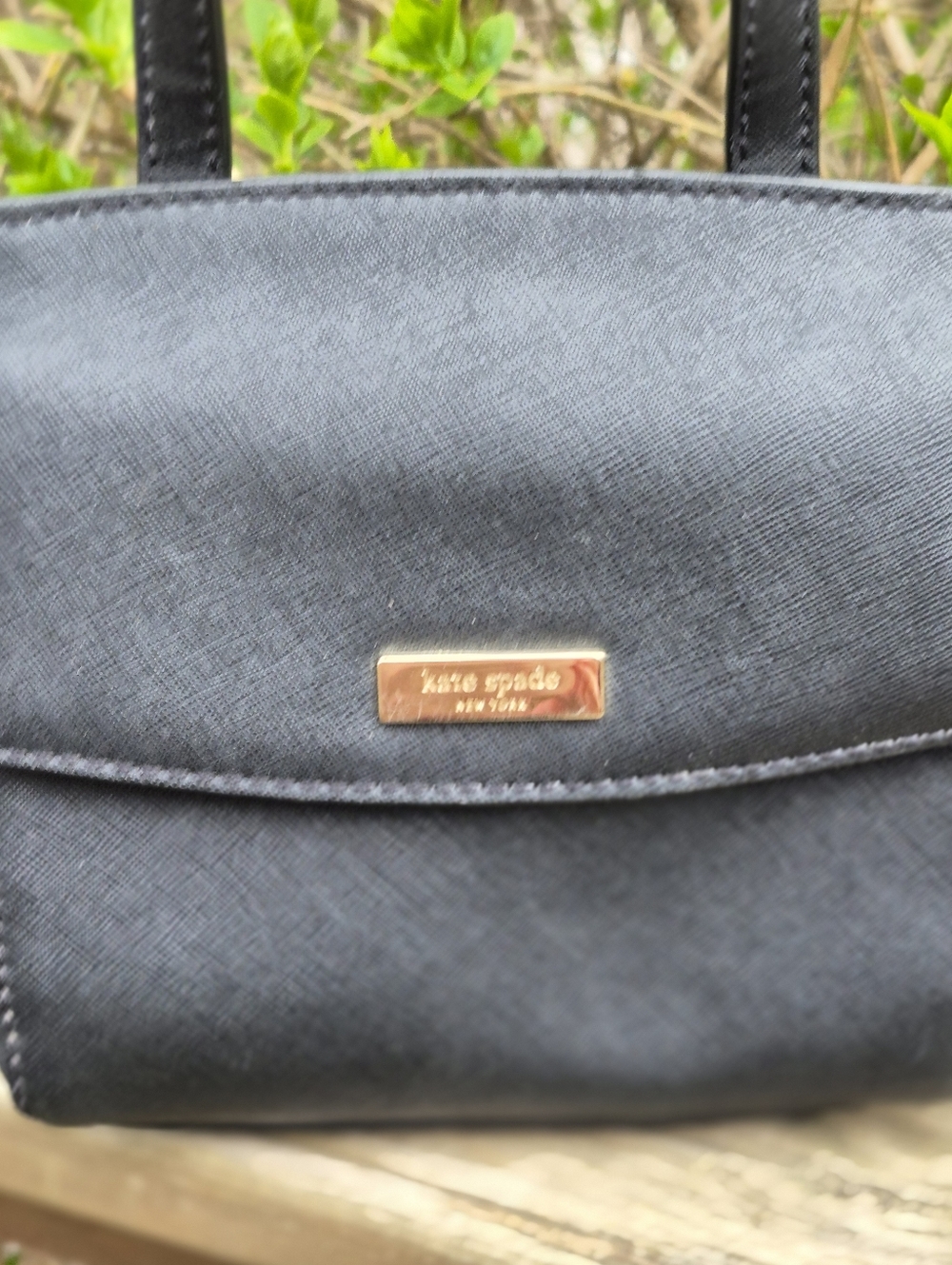 Kate Spade Laurel Way Mini Alisanne Black Leather Crossbody Bag / Purse - Picture 16 of 16